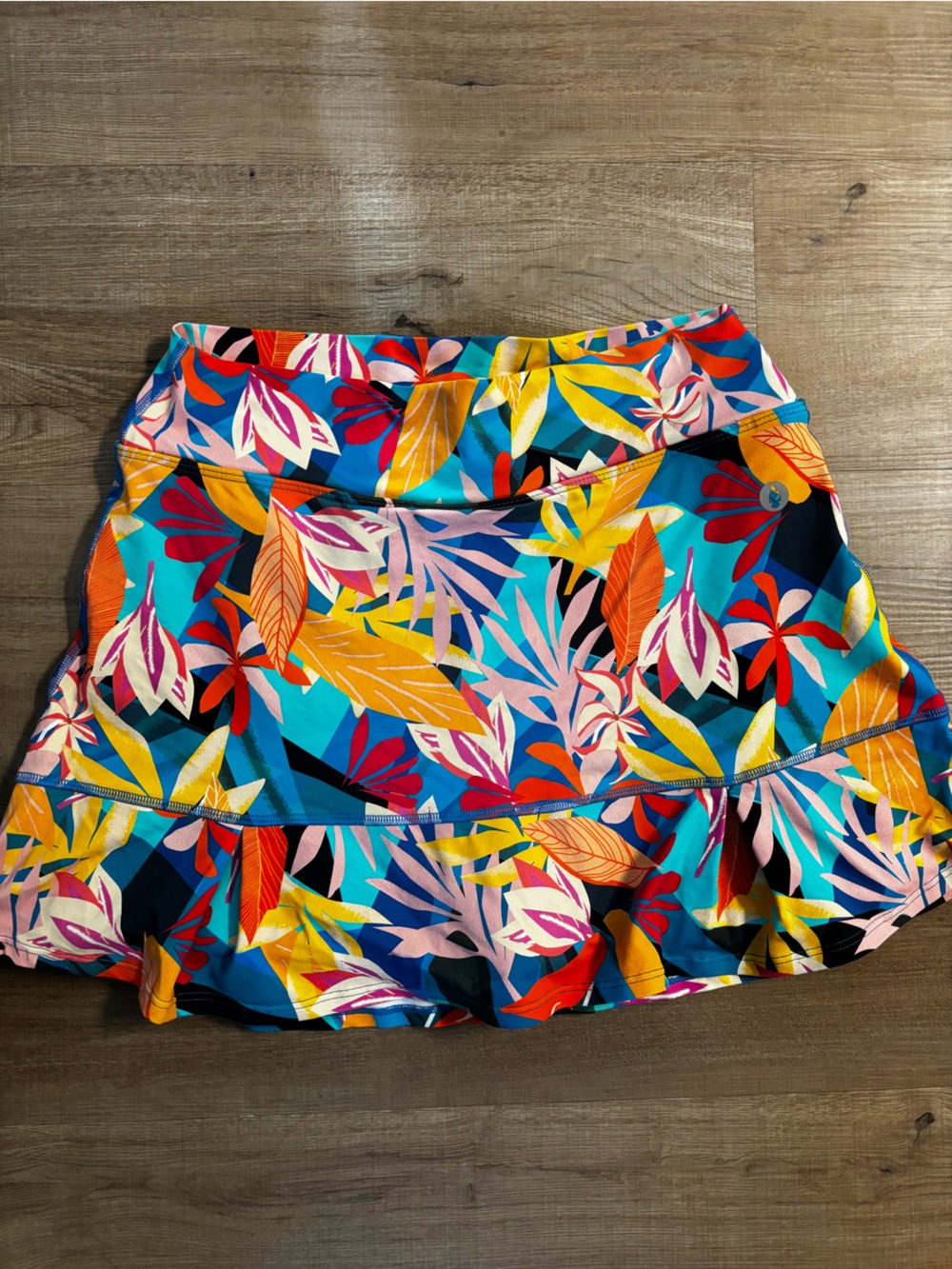 Vibrant Multi Floral Dona Jo Skirt